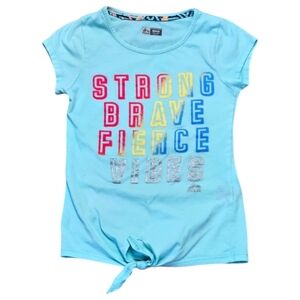 Girls positivity graphic tee